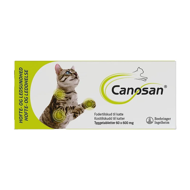 Canosan Tyggetabletter Kat 600 mg 60 stk, Tøj & Bolig, Tilbehør Til Kæledyr, Øvrigt