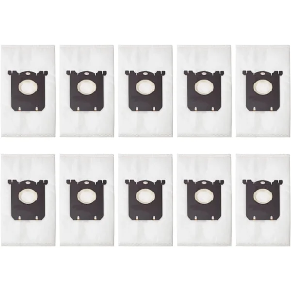 10-pack Ersättningsdammsugarpåsar Kompatibla med Electrolux S Bag Classic FC8220 FC8202 HR8375