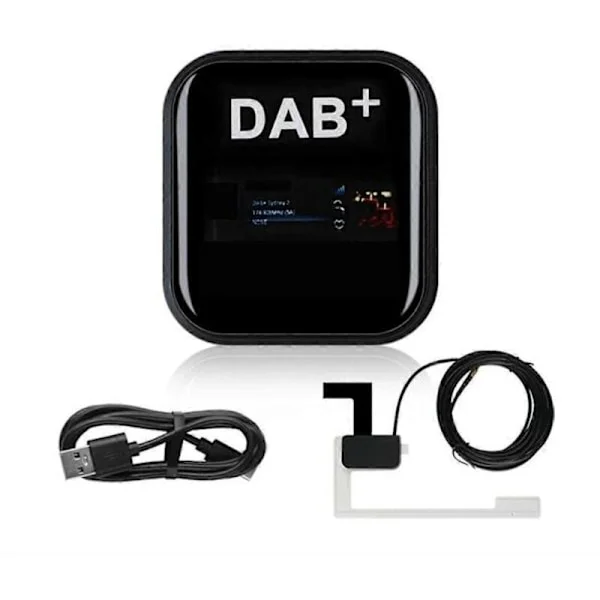 DAB+ antenn för Android bilradio med USB-adapter, DAB GPS stereomottagare för Europa