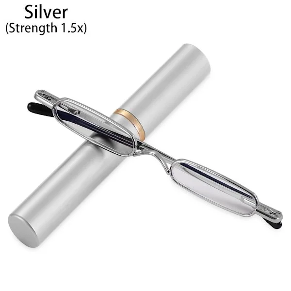 Smal Läsningsglasögon Slim Reading Glasses SILVER STYRKA