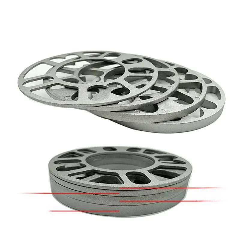 AliExpress - 1/2/4 pièces 3/5/8/10mm universel voiture roue entretoise cale plaque Auto adaptateur joint pour 4x100 4x108 4x114.3 5x100 5x108 5x114.3 