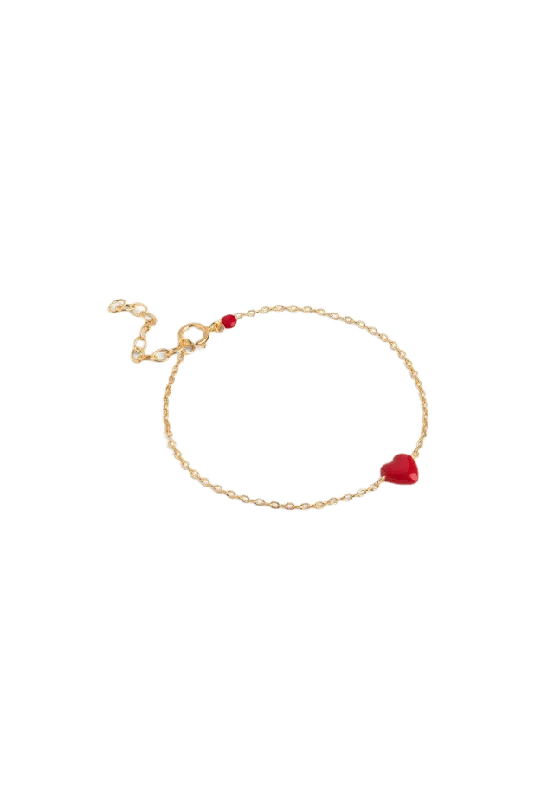 ENAMEL Copenhagen Bracelet, Amore Armband Dam Röd ONESIZE