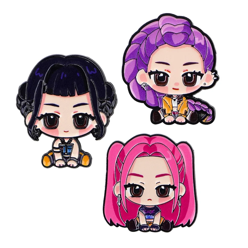 AliExpress - Broches en émail pour filles, broches Anime, Badge, épingle à revers pour sac à dos, accessoires pour vêtements, bijoux à la mode, 