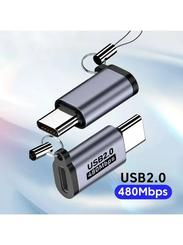 AliExpress - Micro-USB-auf-Typ-C-Adapter, Mini-USB-auf-USB-C-Adapter, 480 Mbit/s schneller Daten- und Ladeanschluss, USBC-auf-Lightning-Adapter für 