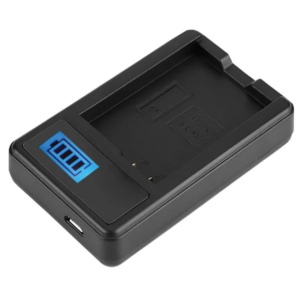 LCD-laddare för Nikon D5100 D3100 D3200 D3300 Coolpix EN-EL14 Batteri