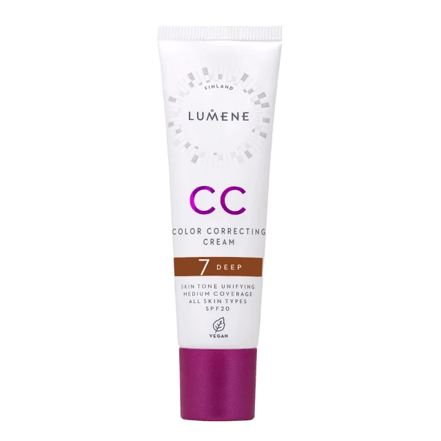 Lumene CC Color Correcting Cream SPF 20 Foundation Dam Blå 30 ML