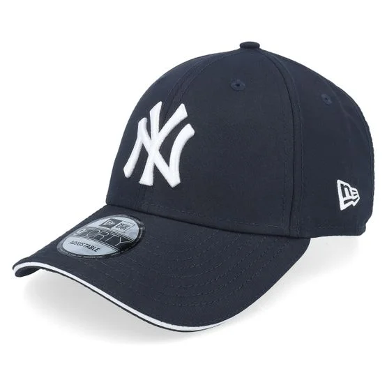 New Era - New York Yankees Microfibre 9FORTY Navy/White Adjustable Adjustable Blue Cap - MLB @ Hatstore