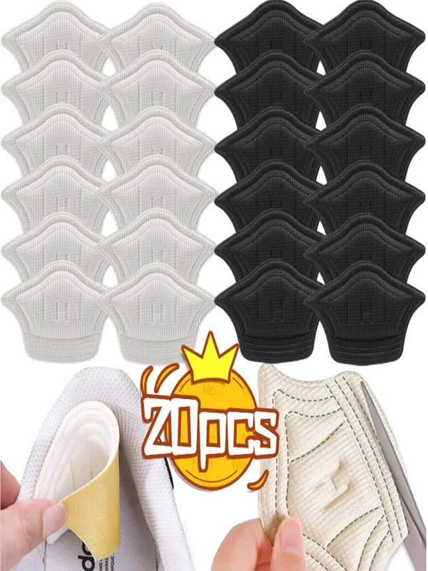 AliExpress - 2/20 stücke Fuß Pads für Schuhe Patch Ferse Pads Für Sport Schuhe Zu Große Reduzieren Größe Füllstoff Einsatz Ferse protektoren Aufkleber
