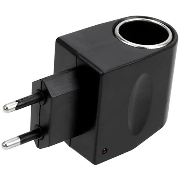 220V AC till 12V DC Spänningsomvandlare – 48W Cigarettändaradapter – För Kylskåp och 12V Apparater – ABS Material