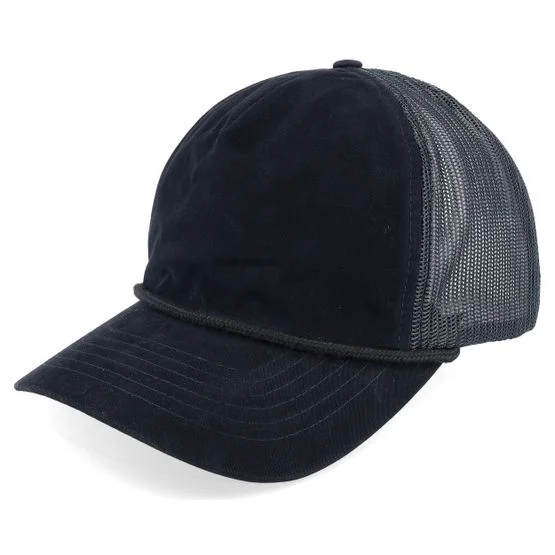 Richardson - Svart trucker Caps - 939 Bachelor Black Trucker @ Hatstore