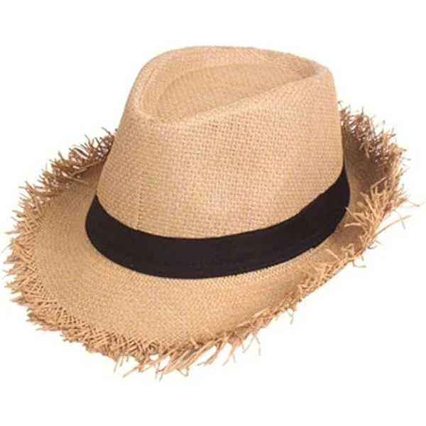 Panamahattar för män, stråhatt, solhatt, jazzkeps, linne, panamahatt, semester, resehatt, platt hatt för män, 03-Beige, One Size-yux