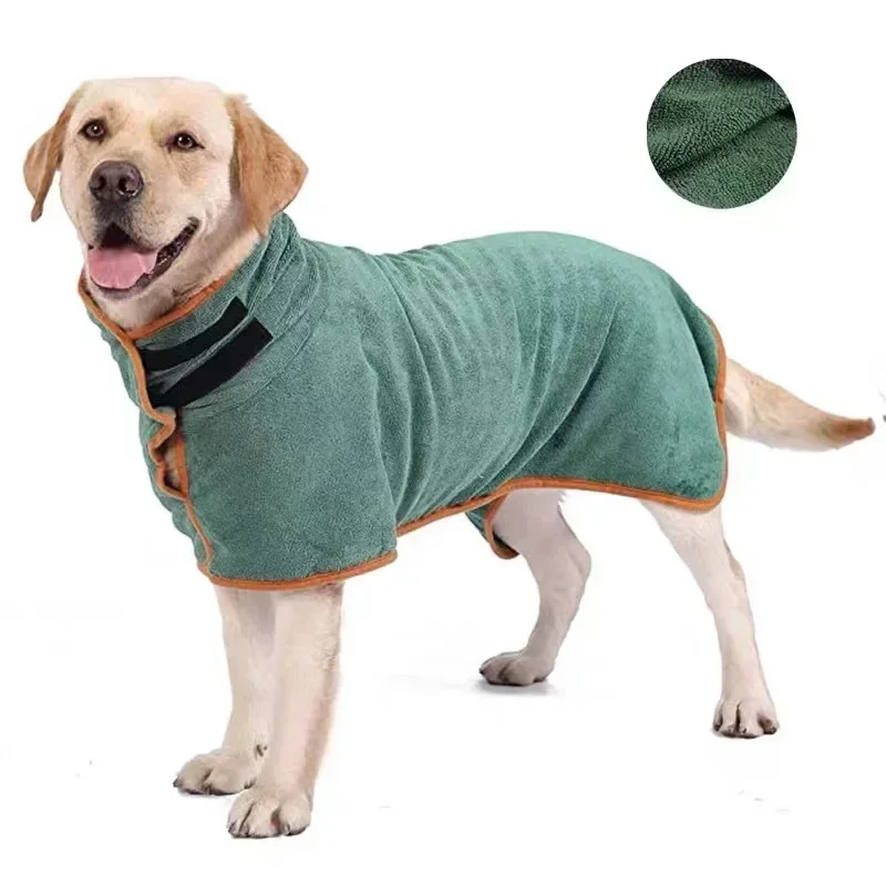 AliExpress - Hunde-Bademantel, saugfähig, Haustier, schnell trocknend, Badetuch, Hunde-Badetuch, große kleine Hunde, sauber, saugfähiger Bademantel, 