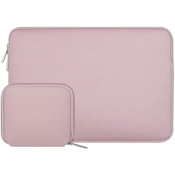 Laptop Sleeve 13 Tommer, 13-tommers Laptop Sleeve til MacBook Air M4 M3 M2 M1 2025-2018 / Pro 13 M2 M1 2025-2016 med Lille Taske Computer, Lys Pink[