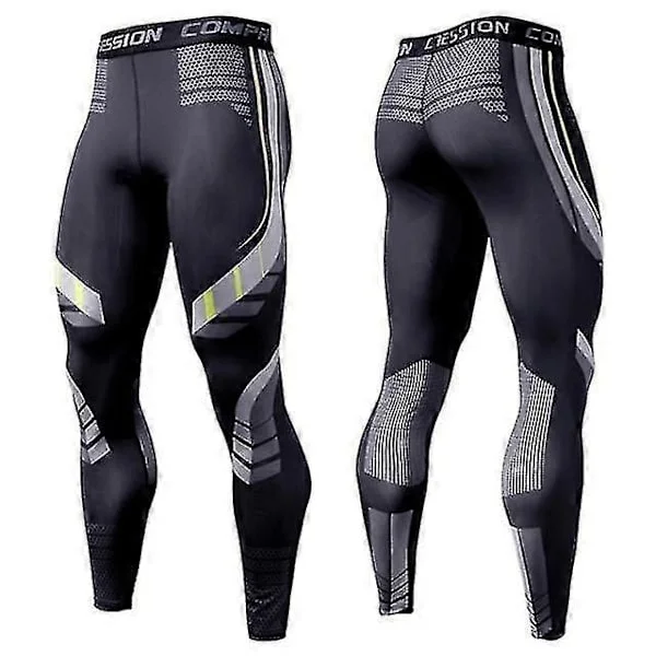 KC174XXL Herr Träningsbyxor Kompression Snabbtorkande Fitness Sport Leggings Herr Sportkläder Träning Basket Tights Gym Löparbyxor