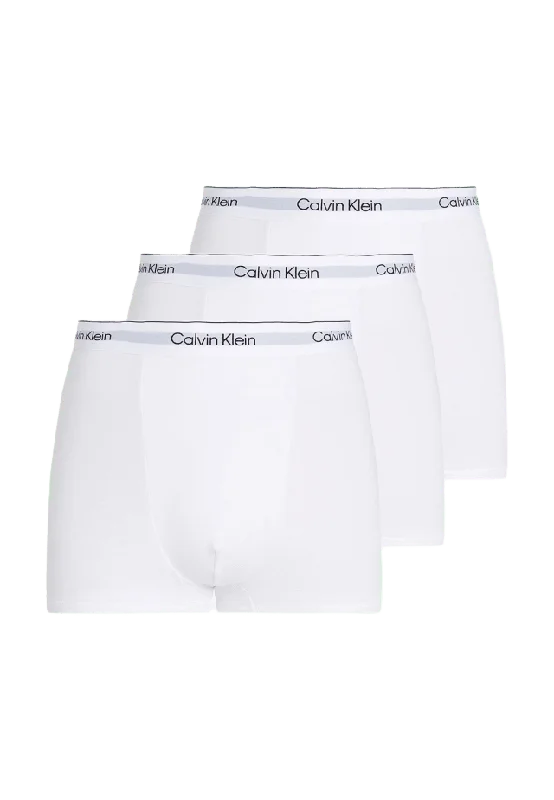 Calvin Klein Relaxed Dart Trunk 3-Pack Kalsonger Herr Vit XL