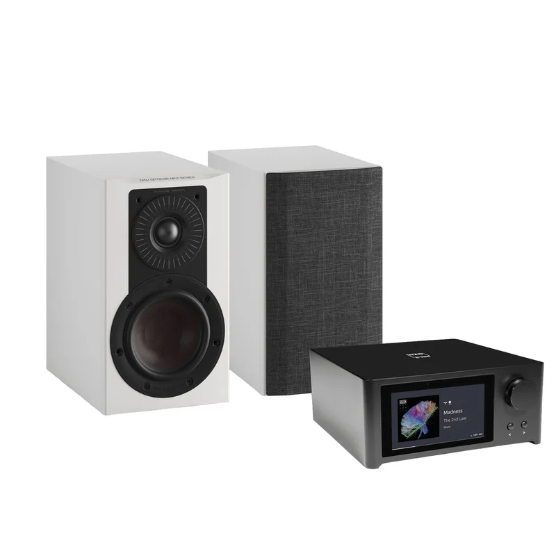 NAD C700 V2 + Dali Opticon 1 Mk2 Stereojärjestelmä televisiolle -