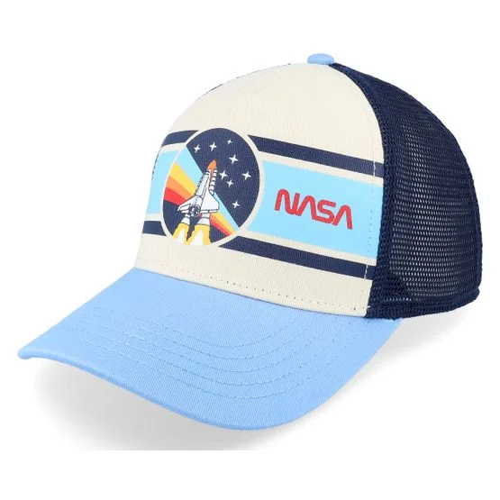 American Needle - Beis trucker Gorra - Nasa Sinclair Ivory/Navy Trucker @ Hatstore