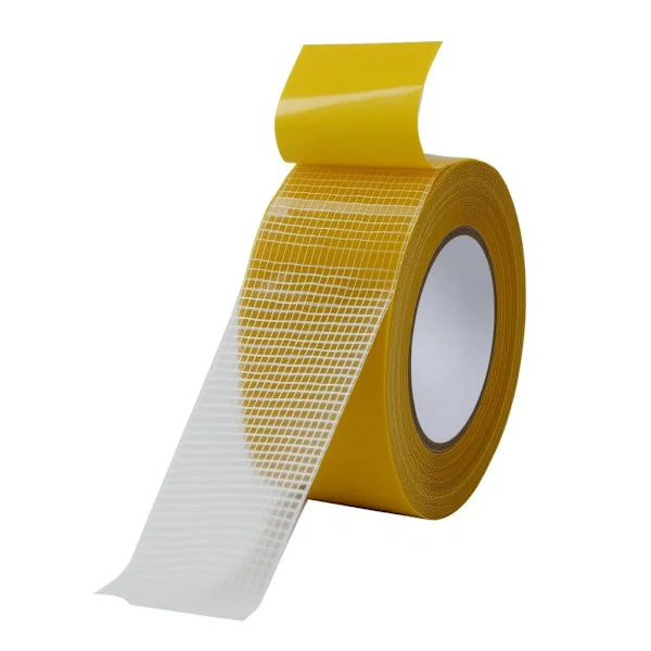 Dobbeltsidig tekstiltape 2,5 cm x 10 m, sterk tape for tepper, vaskbar oppleggstape - bukser, klær, gardiner, tepper, kunstverk