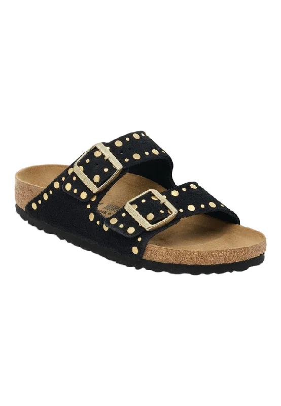 Birkenstock Arizona Rivet LEVE Sandaler Dam Svart 41