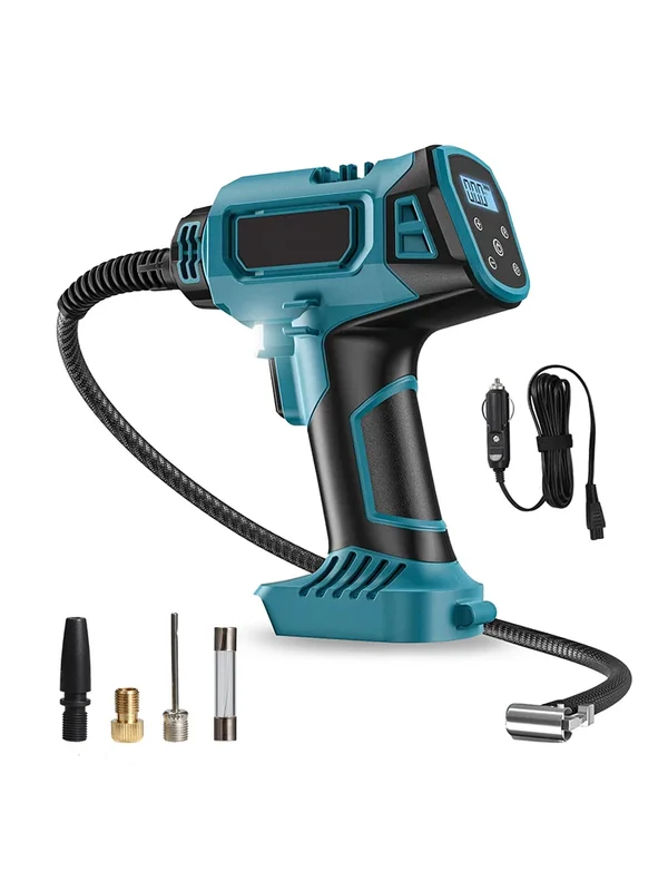 AliExpress - Kabellose aufblasbare Pumpe mit digitalem tragbarem Display, elektrische Autoluftpumpe für Makita 18V Akku, pneumatisches Werkzeug