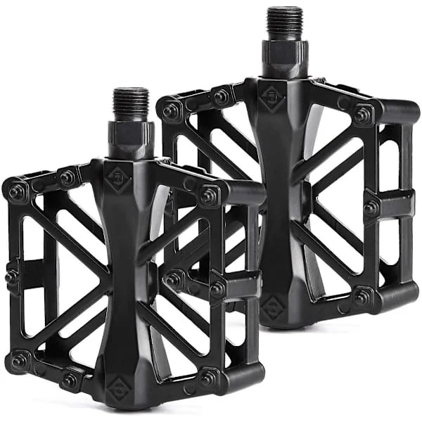 Cykelpedaler - Plattformspedaler - MTB-pedaler - Aluminiumcykelpedaler - Trampor Cykel - Flat Pedals - Halkfri Mountainbike
