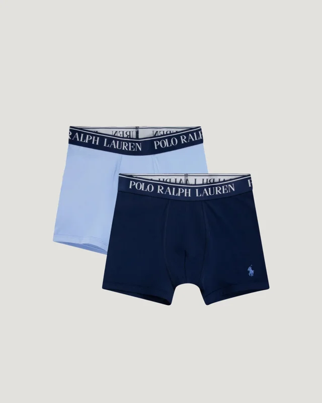 Polo Ralph Lauren COTTON STRETCH 2PK BOXER Blå Undertøy Gutt - Kids Brand Store