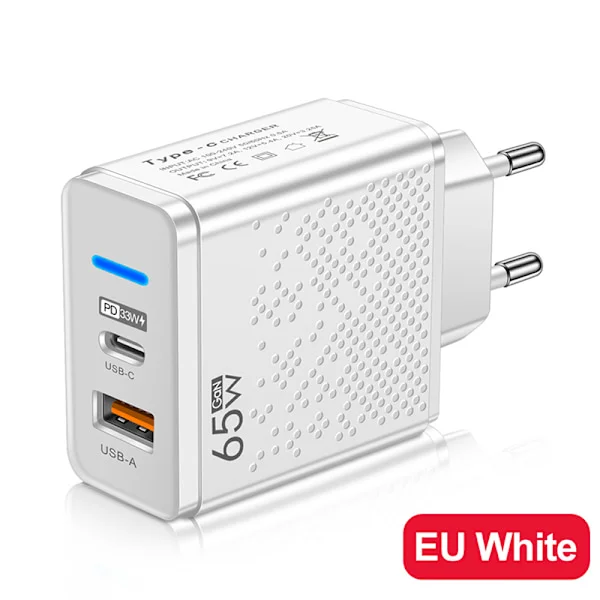 Snabbladdare 65W USB C Laddare För iPhone 12 USB