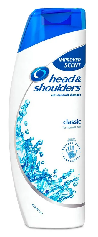 Head & Shoulders Classic Clean Skælshampoo 250 ml, Hår, Shampoo, Skælshampoo