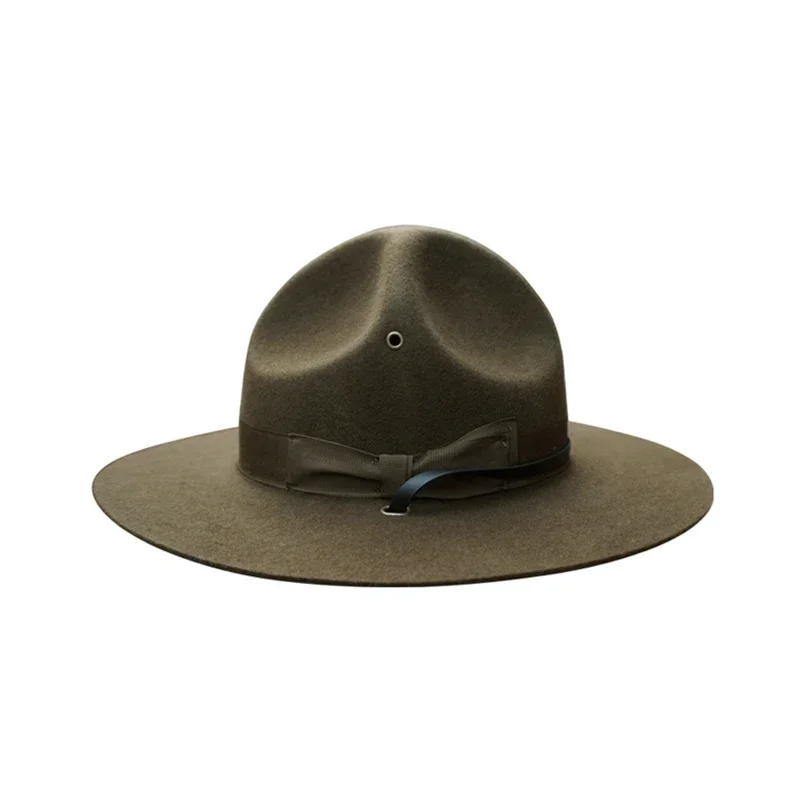 AliExpress - X047 U.S. Marine Corps Erwachsene Wolle Fedora Hüte Einstellbare Größe Woolen Army Green Hüte Fedora Hut Männer Mode Damen Kirche Hüte