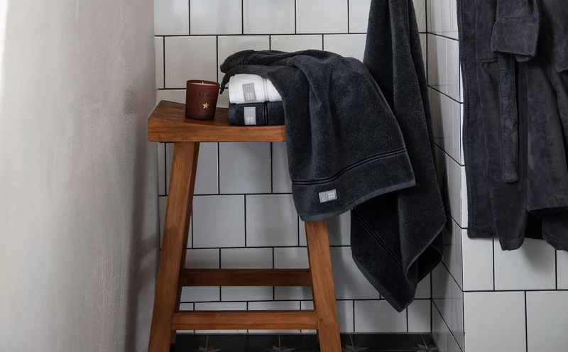 Lexington Lexington hotel towel gray/dark gray