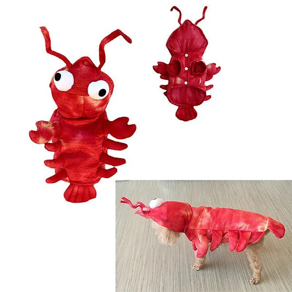 Krebsdyr Tøj Halloween Sjov Kat og Hund Kostume Lille Hund Hundetøj Kæledyrstilbehør (XS)