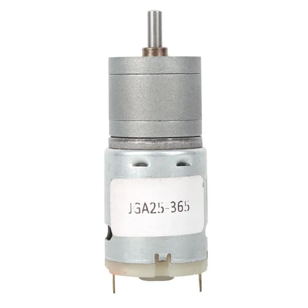 Mini DC-växelmotor med högt vridmoment för robotar, elektriska gardiner, 6V 12V 156 RPM