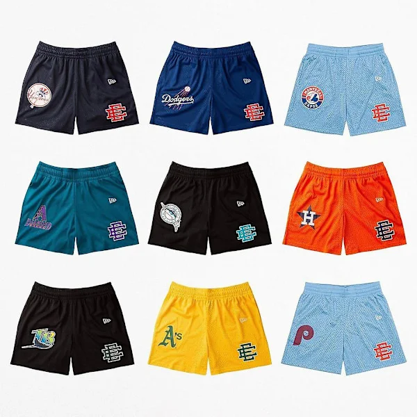 [LCS]Eric Emanuel EE Basic Shorts til mænd træningsshorts Board Shorts sort SQX