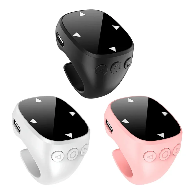 AliExpress - Touchscreen draadloze afstandsbediening voor TikTok Scrolling Ring Bluetooth 5.3 Vingertop Selfie Video Page Turner voor iOS Android
