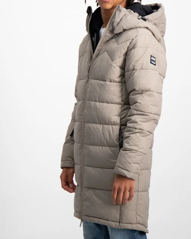 Mountain Works KIDS REGULATOR DOWN COAT Beige Jackor Kille - Kids Brand Store