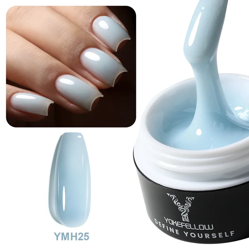 AliExpress - NEU YOKEFELLOW Builder Gel Nagellack 15g Jelly Blue Hard Gel HEMA TPO Free Extension Gel Bunte Builer Lack für Nagel DIY