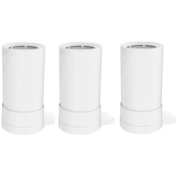 【BEMS】TP-Link Deco BE65 BE85 BE95 Veggfeste med kabelhåndtering Hvit 3-delt sett Mesh WiFi 7 System Kompatibel