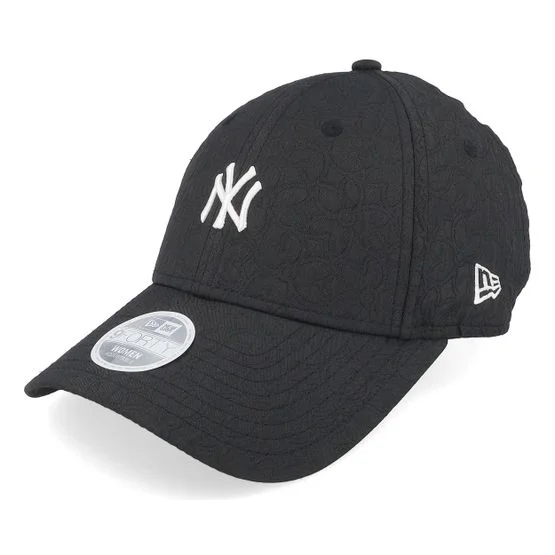 New Era - MLB Schwarz Adjustable Cap - New York Yankees Womens Jacquard 9FORTY Black Adjustable @ Hatstore