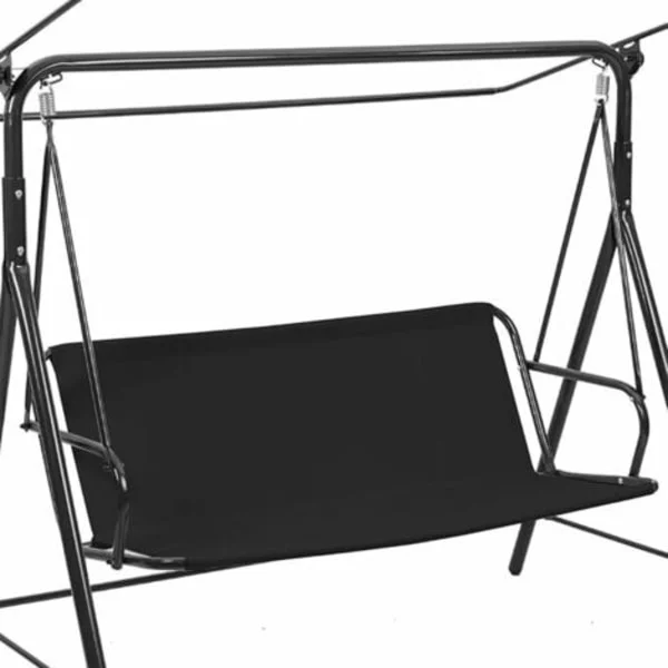 1 piece (138x50x50 cm, black) Swing Chair Cover, Garden Swing, Waterproof Swing Chair Cover, Windproof Cover, Outdoor Chair Replacement