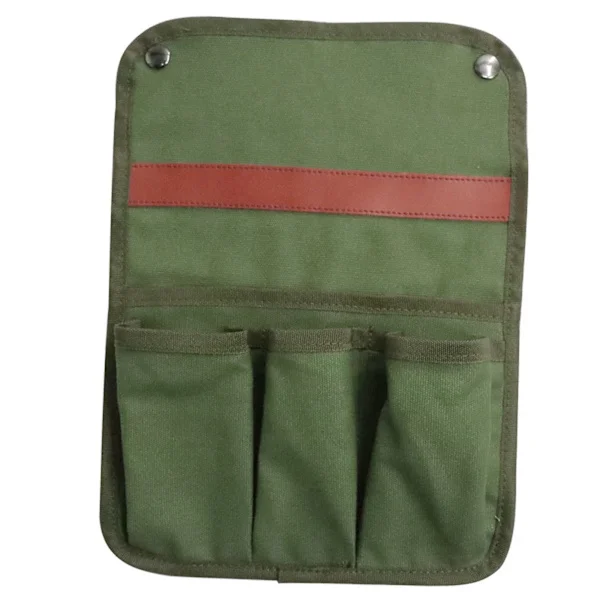 Stol Caddy Väska Hängande Sängbord Organizer Förvaringsväska Fick Stol Sjukhus Sängar Läger Canvas OD Grön