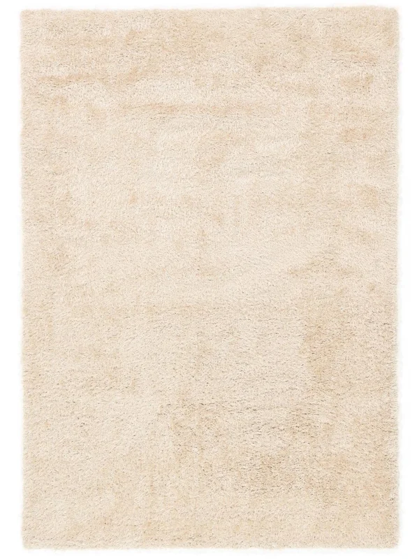 Plain (Single Colored) Shaggy Rug Luxe Shaggy - Cream Beige 160X230 Modern Style