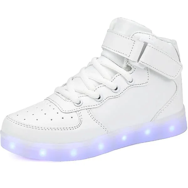 Barn Sneakers Pojkar Led Light Up Sneakers Pojkar Flickor Sport Löparskor