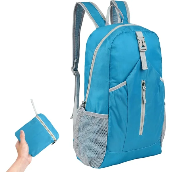 20~35L Waterproof Small Backpack, Suitable for Both Men and Women, Mountaineering Backpack, Suitable for Outdoor Hiking Blue