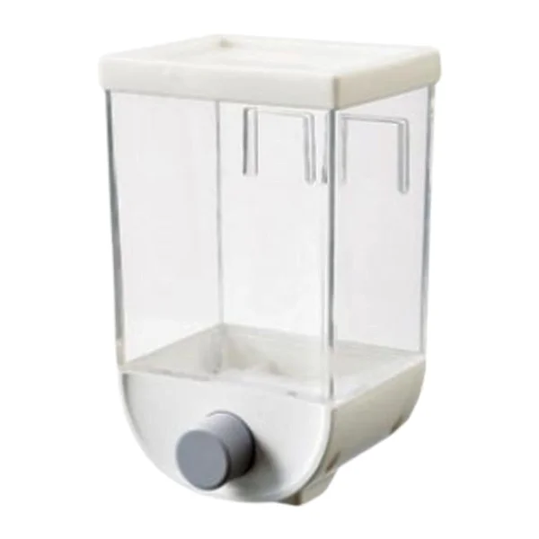 Wall Mounted Food Dispenser Food Storage Container for Cereal Rice Dry Food S