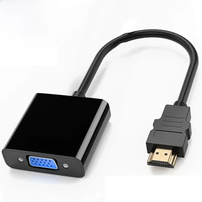 AliExpress - HD 1080P HDMI-kompatibel zu VGA Adapter Digital Analog HDMI-kompatibel Stecker Auf Famale VGA Kabel konverter Für PC Laptop Tablet