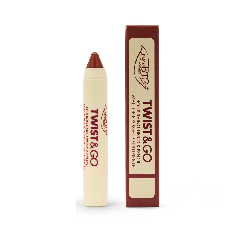 puroBIO TWIST & GO – Nourishing lipstick 506 – Malva Scuro 2,9g - Matitone labbra
