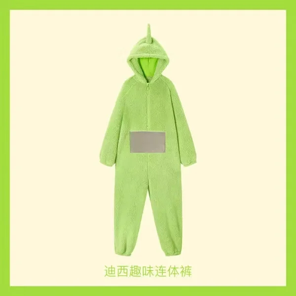 Teletubbies Kostume Voksne Cosplay Dyre Sleepwear Jumpsuit Po Teletubbies Voksen M - Perfekt