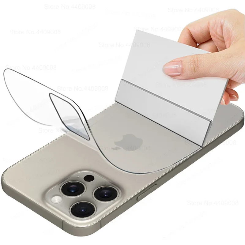 AliExpress - Film Hydrogel arrière pour Apple iPhone 17 16 Pro Max Air, couverture complète, Protection d'écran, Film transparent, autocollants HD, 