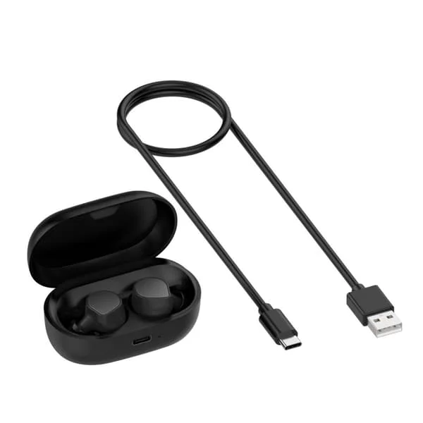 Laddningsfodral kompatibelt med Jabra Elite 7 Pro - Svart