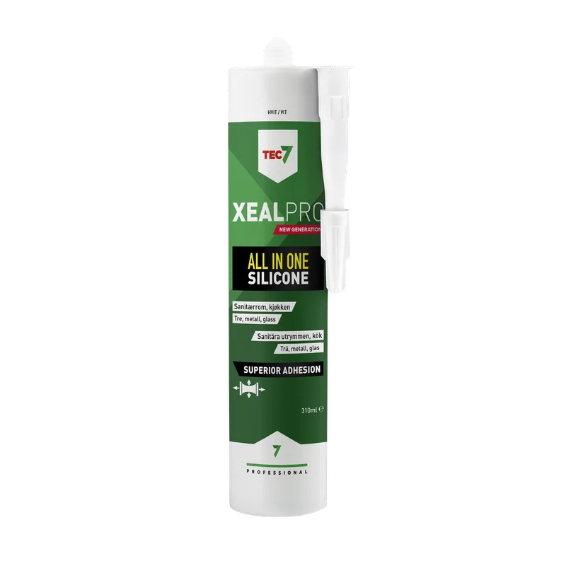 Tec7 Silikonfugemasse Hvit Xealpro 310 ml